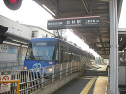 東急世田谷線のミニ電車