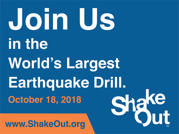 Great ShakeOut Earthquake Drills