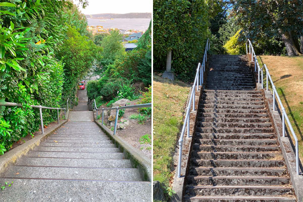 シアトル市内の公道には650ヶ所に階段があるのをご存知ですか？